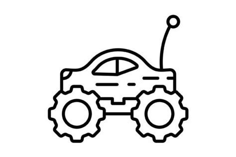 Rc Car Outline Icon Graphic By Mahi Icons · Creative Fabrica