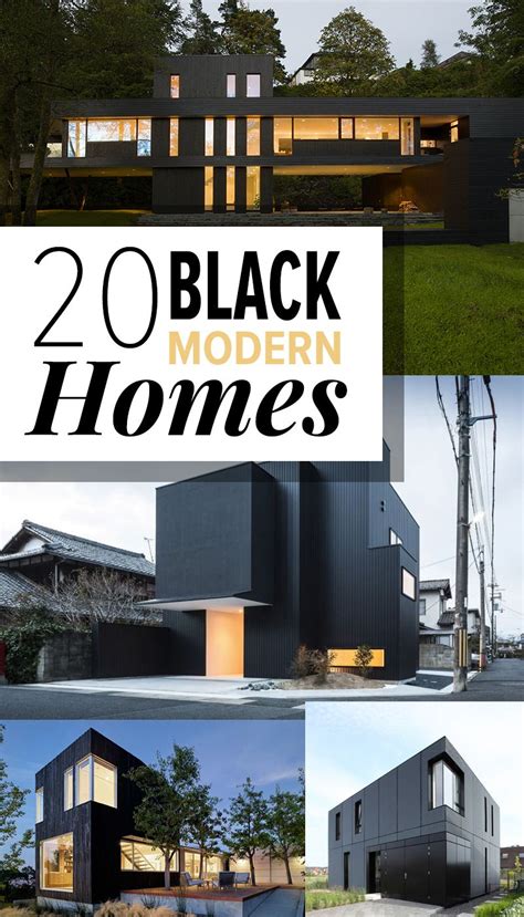 20 Unique Black Modern Homes Youll Admire Home Design Lover House