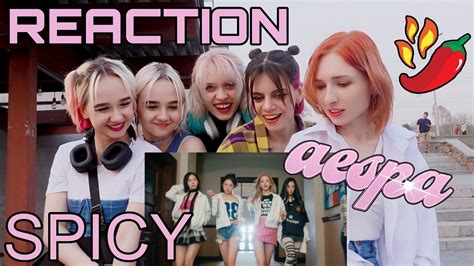 aespa 에스파 Spicy MV REACTION YouTube