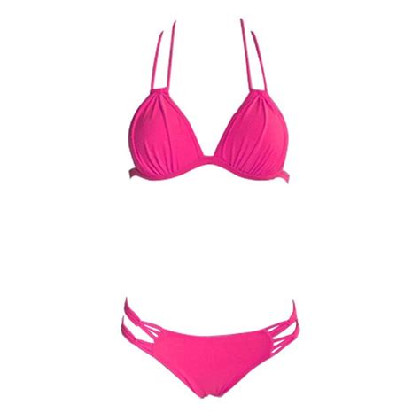 buy sexy solid thong bikini women s beach 2018 brazilian swimwear female