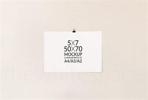 Easy to download and customize. Free A4 Mockup A3 Mockup A2 Mockup 5x7 Mockup Print (PSD ...