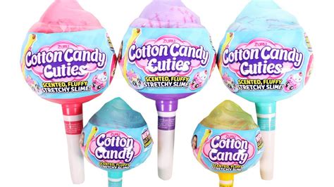 Zuru Cotton Candy Cuties Glitter Sparkle Slime Unboxing Toy Review