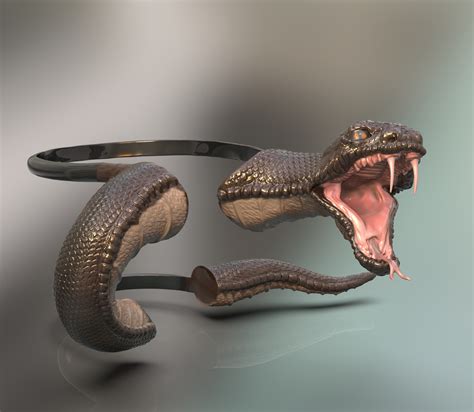 3d File Killer Snake・3d Printing Model To Download・cults