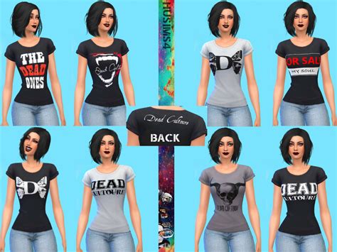 The Sims Resource Dead Cultoure Female T Shirts