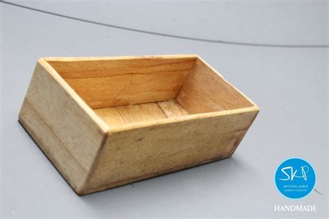 Jual Kotak Kayu Wadah Serbaguna Wood Box Organizer Bangun Balok Di