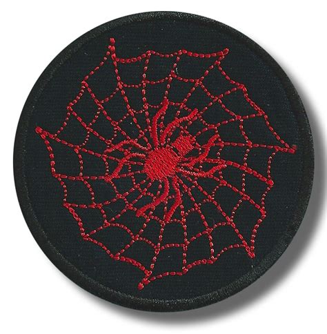 Spider Embroidered Patch 8x8 Cm Patch