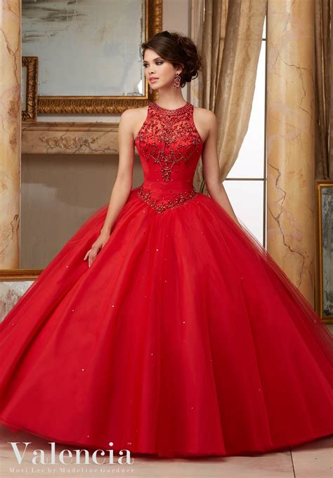 Tulle Ball Gown Quinceanera Dress Style 60008 Morilee