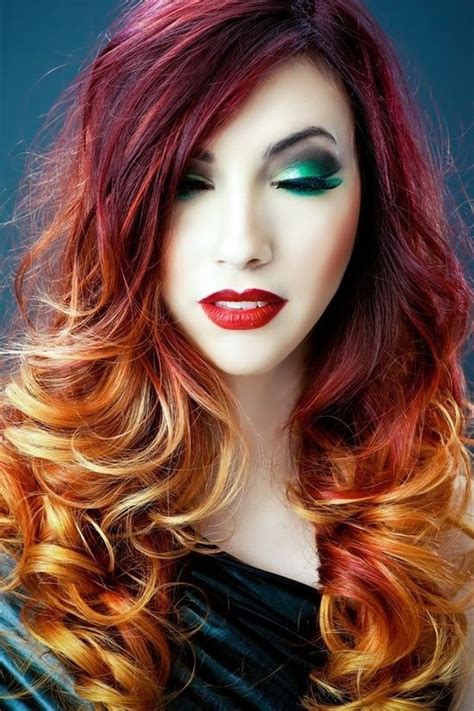 This content is imported from instagram. Fall Colored Ombre Hair. Perfect for Halloween ...