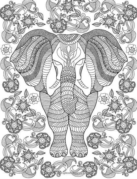 Stress Relief Coloring Pages Animals Endreesnrobertson