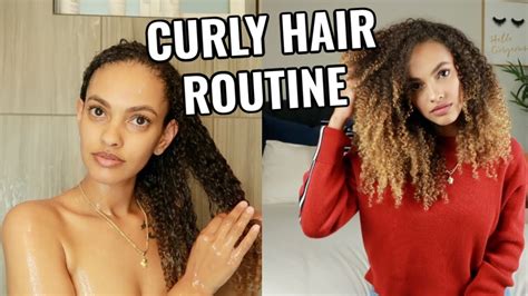 My Updated Curly Hair Routine Youtube