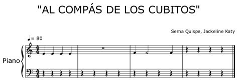 Al CompÁs De Los Cubitos Sheet Music For Piano