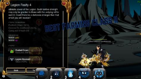 Aqw Getting Best Farming Class And Tips For Revenant Youtube