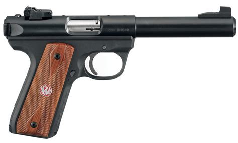 Ruger 2245 22lr Target Rimfire Pistol With Brown Laminate Grips