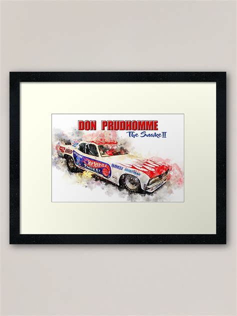 Don Prudhomme The Snake 2 Framed Art Print For Sale By Theodordecker