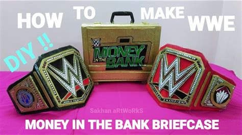 Money in the bank ladder match: How To Make Wwe Money In The Bank Briefcase - YouTube