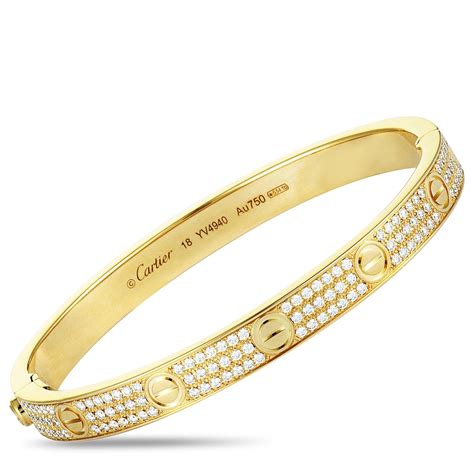 Check out our cartier bracelet selection for the very best in unique or custom, handmade pieces from our браслеты shops. Cartier Cartier Love 18K Yellow Gold Diamond in ...