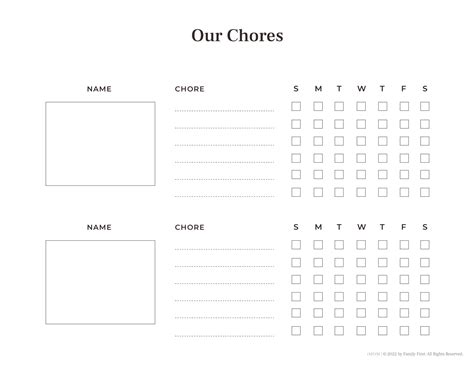 Chore Chart For Couples Imom
