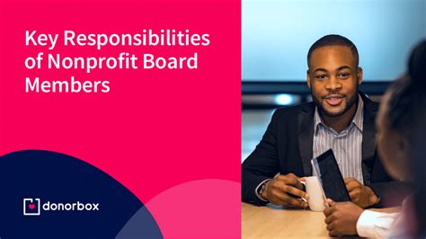 Key Responsibilities Of Nonprofit Board Members