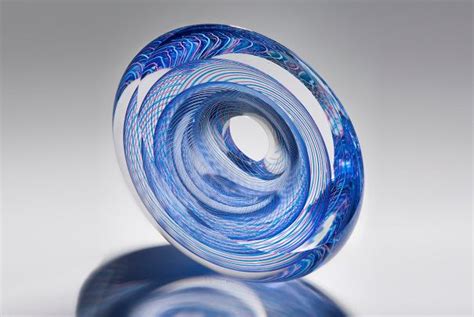 Tim Rawlinson Icosphere Modern Sculpture Glass Art Glass Vessel