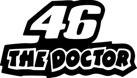 Download the vector logo of the 46 valentino rossi brand designed by max r bouchard in coreldraw® format. Valentino Rossi - The Doctor - Logo - Sticker Vinilo ...