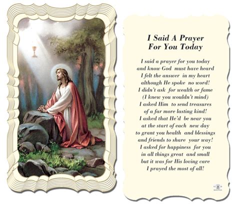 I have loved joining many of you, especially on intsagram, with the hashtag #prayingthescriptures for several months now. I SAID A PRAYER FOR YOU TODAY HOLY CARD