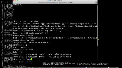 Hello World C Program In Pure Command Line Using Vim For Mac Osx