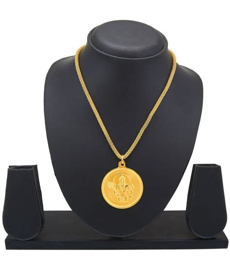 Gold rate today in india, get exact information about the gold rates of 18k, 22 carat and 24 carat gold prices across india. Shining Jewel 24K Gold Plated Hanuman Coin Pendant and ...