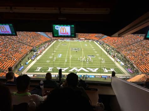 Great Eats Hawaii University Of Hawaii Football Aloha Stadium Experience