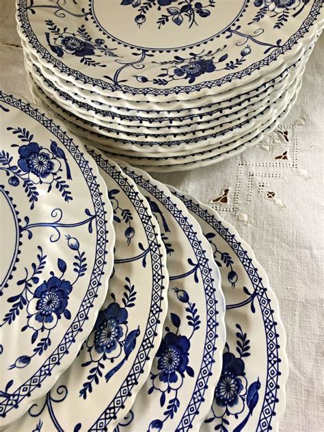 Johnson Brothers Indies Blue Dinner Plates Dinnerware Set Of 4 Blue