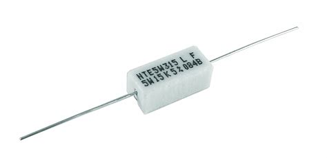 Nte Electronics 5wd12 Through Hole Resistor Wire Wound Axial Leaded