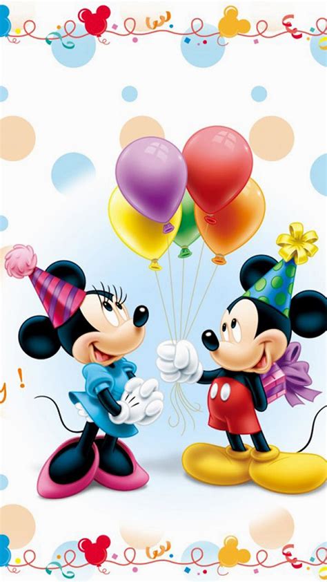 Feliz Cumpleaños Mickey Mouse Lindos Fondos De Pantalla De Disney