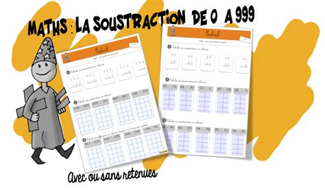 Pour être informé des derniers articles, inscrivez vous : Évaluation Soustraction Posée Sans Retenue Ce1 ...