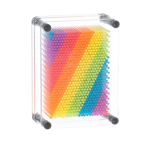 Toysmith Rainbow Pin Art Toy Funtime Rainbow Pin Art