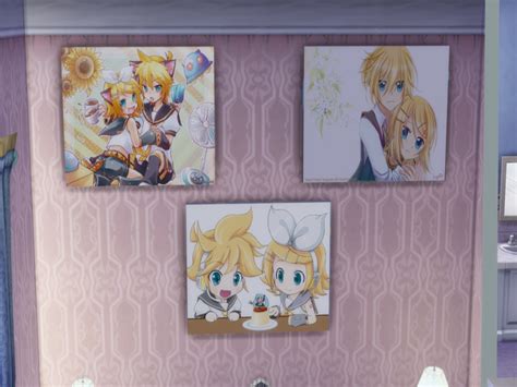 The Sims Resource Kagamine Rin And Len Set 2