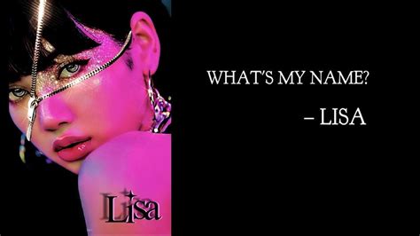 Lisa Shares Whats My Name Teaser And Starts A Worldwide Trend Youtube