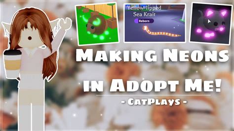 Making Neons In Adopt Me Youtube