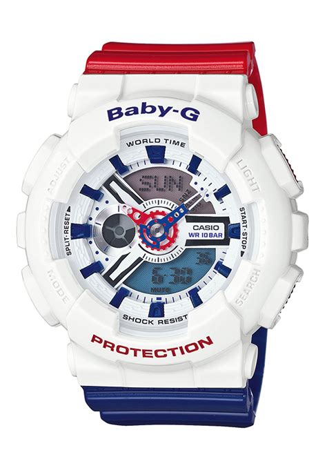 Water resistant watches for sports and dress. Casio Baby-G Damenuhr BA-110TR-7AER nur 95,00