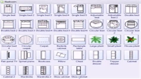 Floor Plan Symbols Chart