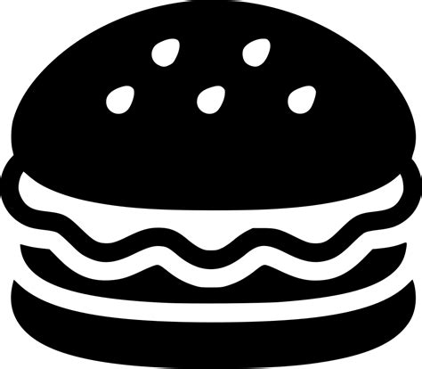 Vector files, including png and svg icons. Hamburger Burger Svg Png Icon Free Download (#477971 ...