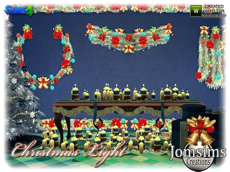 Sims 4 Ccs The Best Christmas Light Set By Jomsims