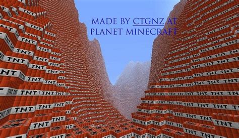 Tnt Alps 2 Billion Blocks Of Tnt Minecrafts Largest Tnt Map