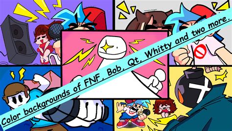 Color Backgrounds of FNF and more (Eng) [Friday Night Funkin'] [Mods]