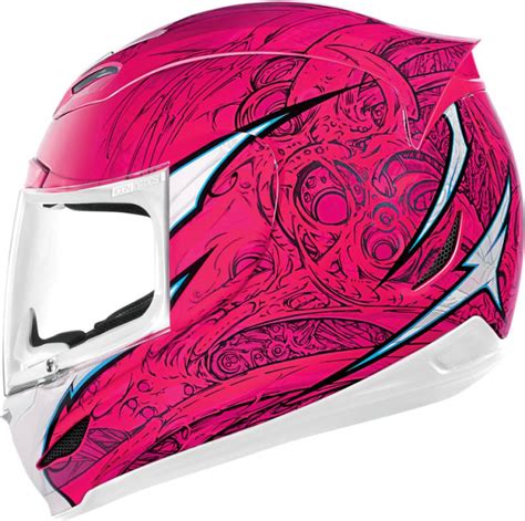 Purchase Icon Airmada Sb1 Womens Sportbike Motorcycle Helmet Pink Xl