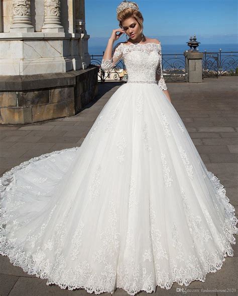 Your trusted ball gown wedding dresses online shop that helps you find your perfect dresses. 2020 Cheap Elegant Ball Gown Wedding Dresses Off Shoulder ...