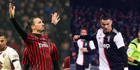 Zlatan Ibrahimovic Y Cristiano Ronaldo Se Verán Las Caras En La Serie A