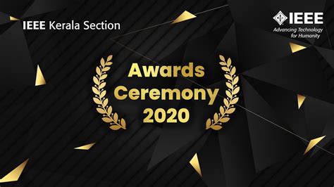 Ieee Kerala Section Awards 2020 Youtube