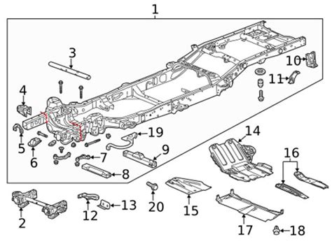 2018 Chevy Silverado Oem Parts Diagram