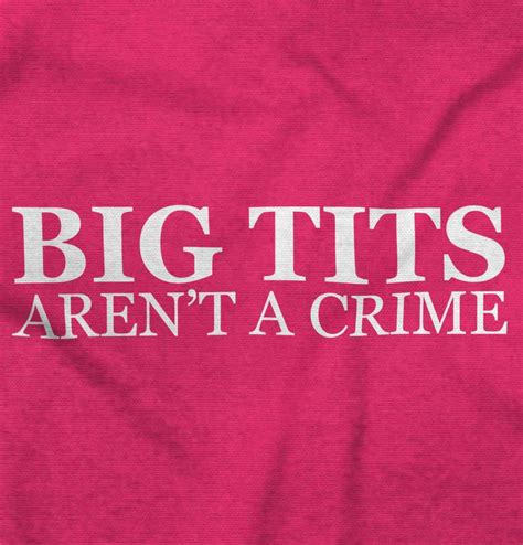 Big Tits Crime Funny Feminist Equality Pink Womens Long Sleeve Crew Sweatshirt Ebay