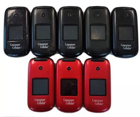 Huawei Envoy U3900 3g Consumer Cellular Flip Phone Black Or Red Used