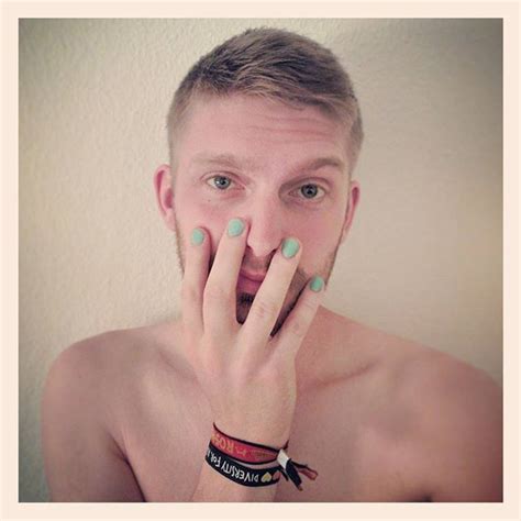 Male Polish Is The New Bro Beauty Trend Surging On Instagram Mens Nails Men Nail Polish